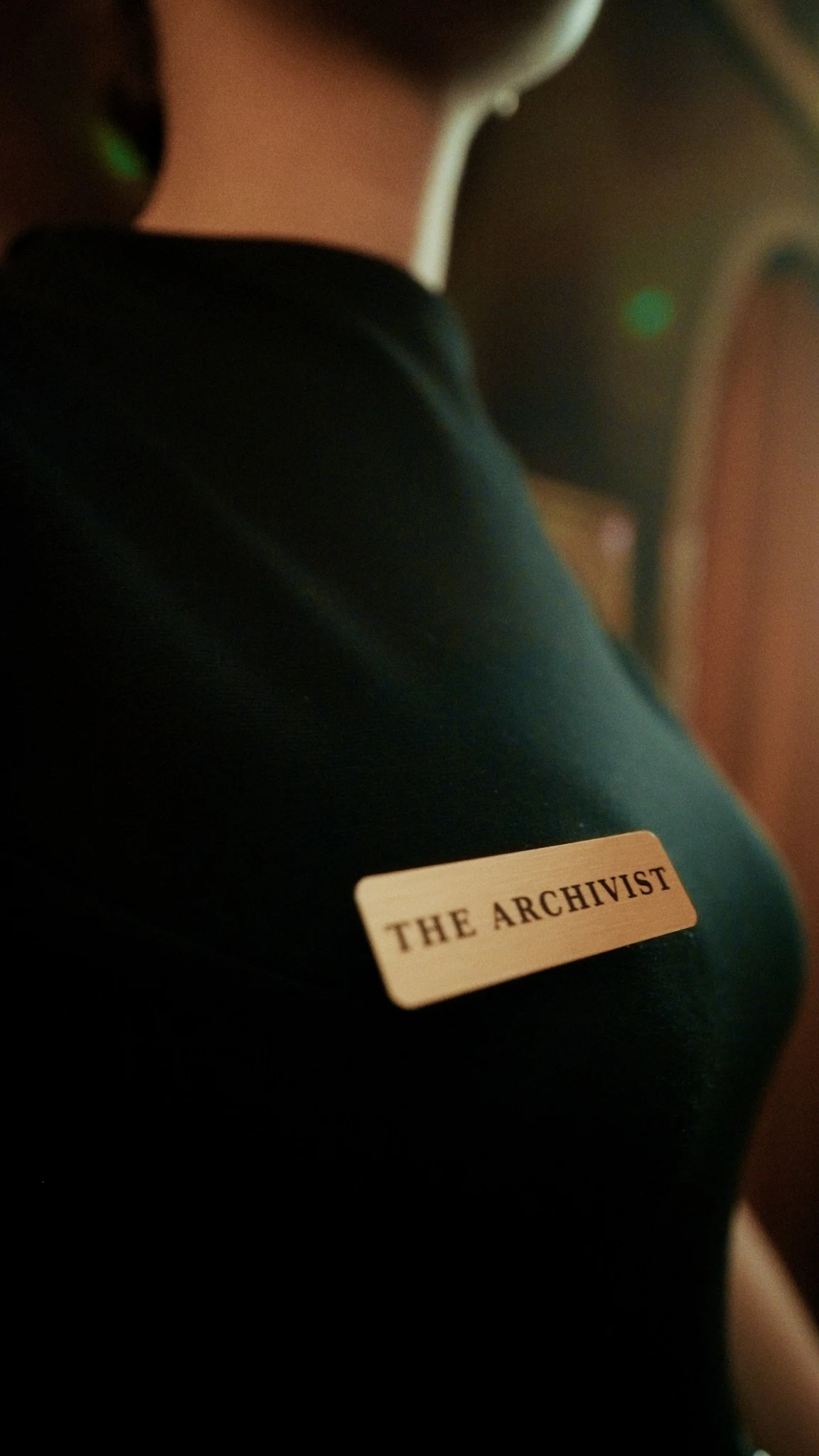 The Archivist name badge